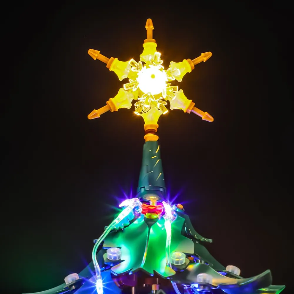 Lightailing warm white LED lighting on LEGO 41843