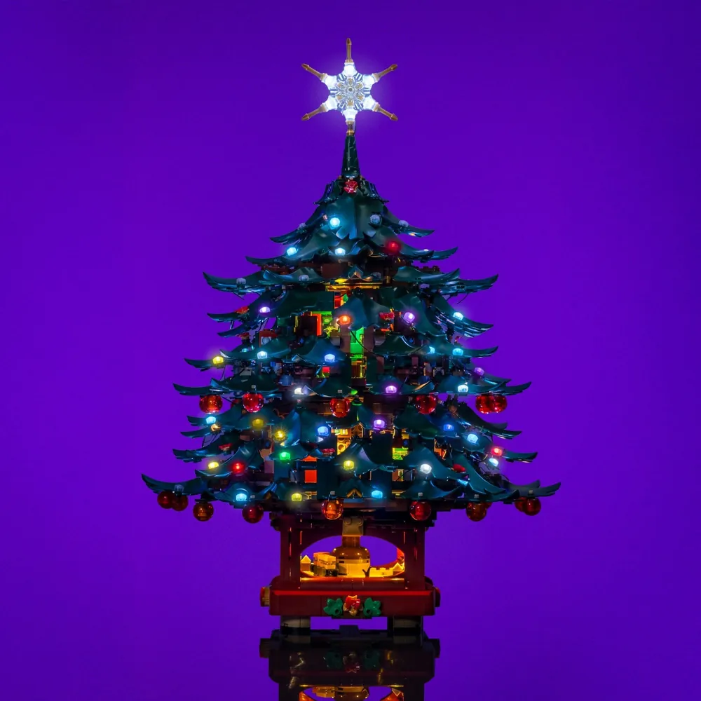 Light My Bricks multi-color LED kit for LEGO Family Christmas Tree 41843