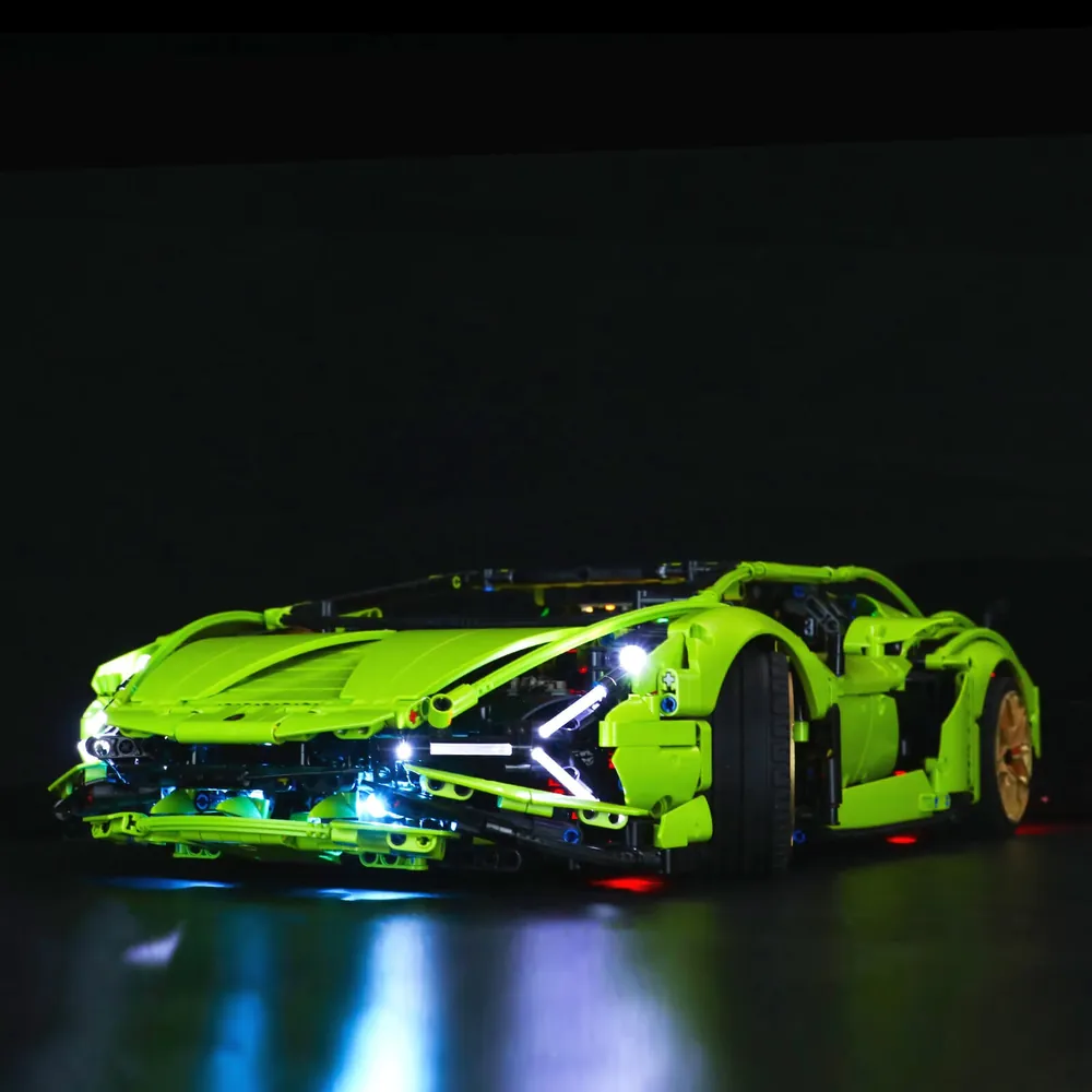 Lightailing pre-soldered harness and remote for LEGO Lamborghini Sián