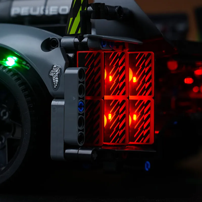 BrickBling Remote Control variant for LEGO Technic Peugeot 9X8