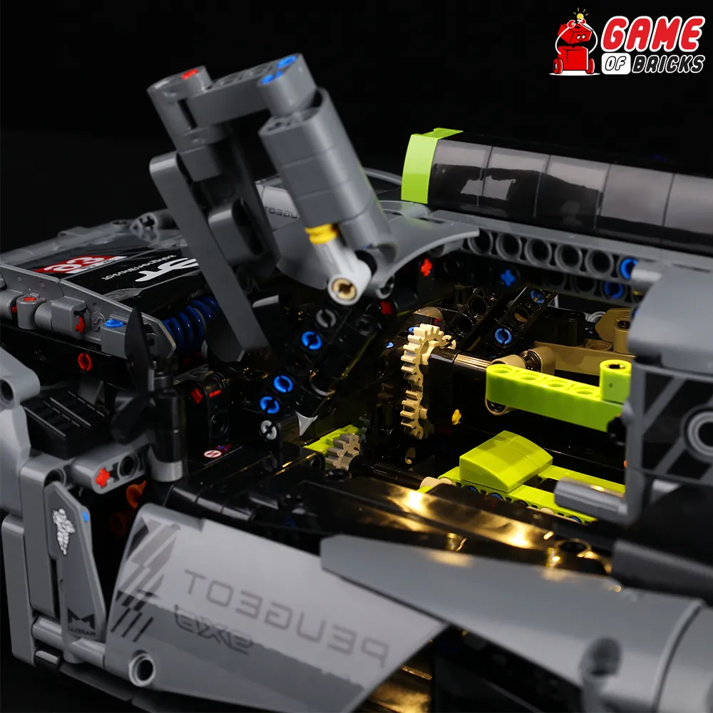 Game of Bricks modular expansion board for LEGO Technic Peugeot 9X8