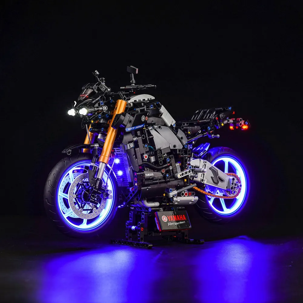 BrickBling light kit for LEGO Yamaha MT-10 SP with micro-LEDs