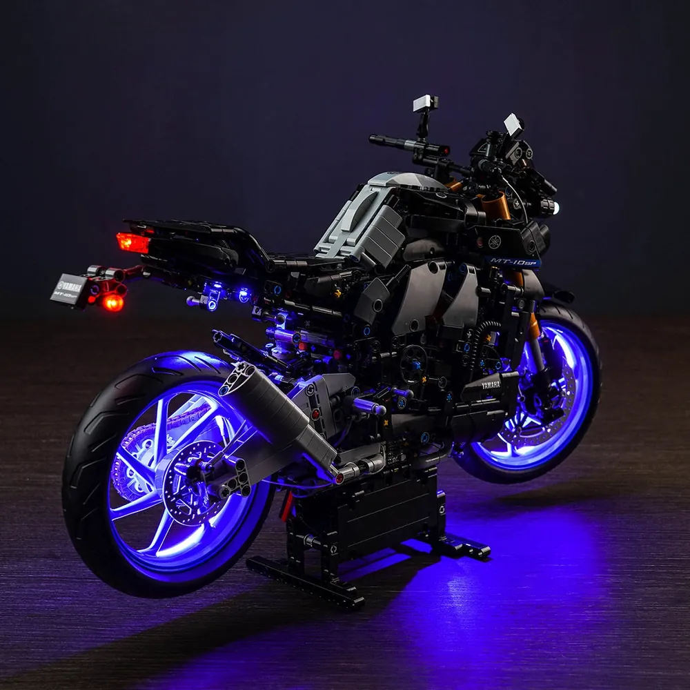 BrickBling remote control option for LEGO Yamaha MT-10 SP light kit