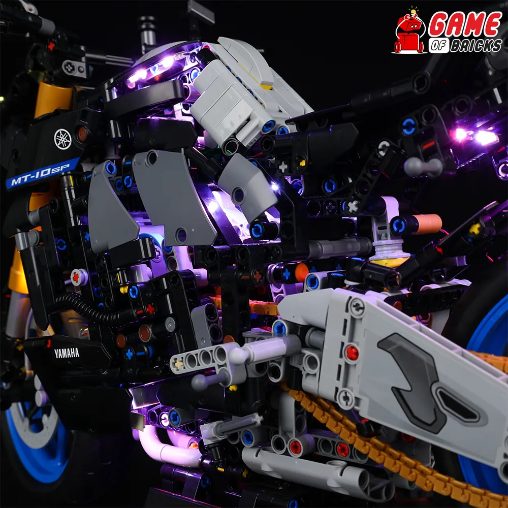 Game of Bricks remote and sound variant for LEGO Yamaha MT-10 SP
