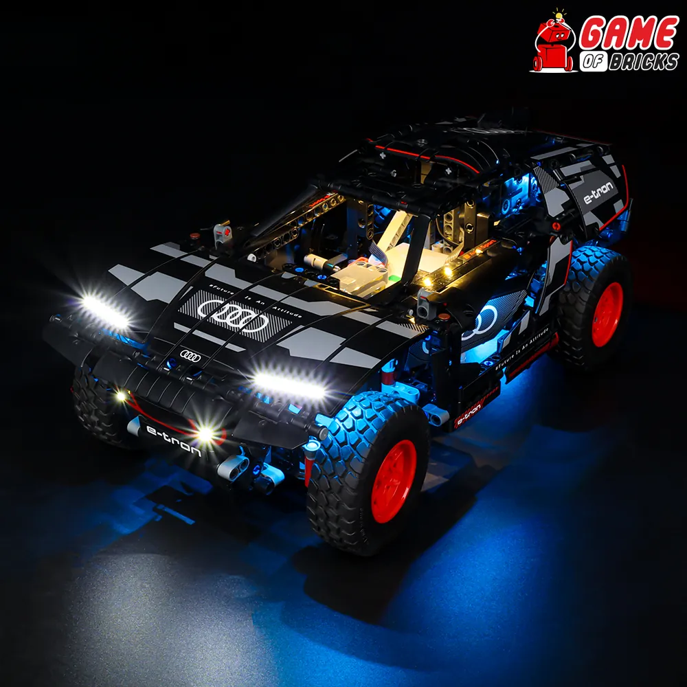 Game of Bricks light kit for LEGO Technic Audi RS Q e-tron 42160