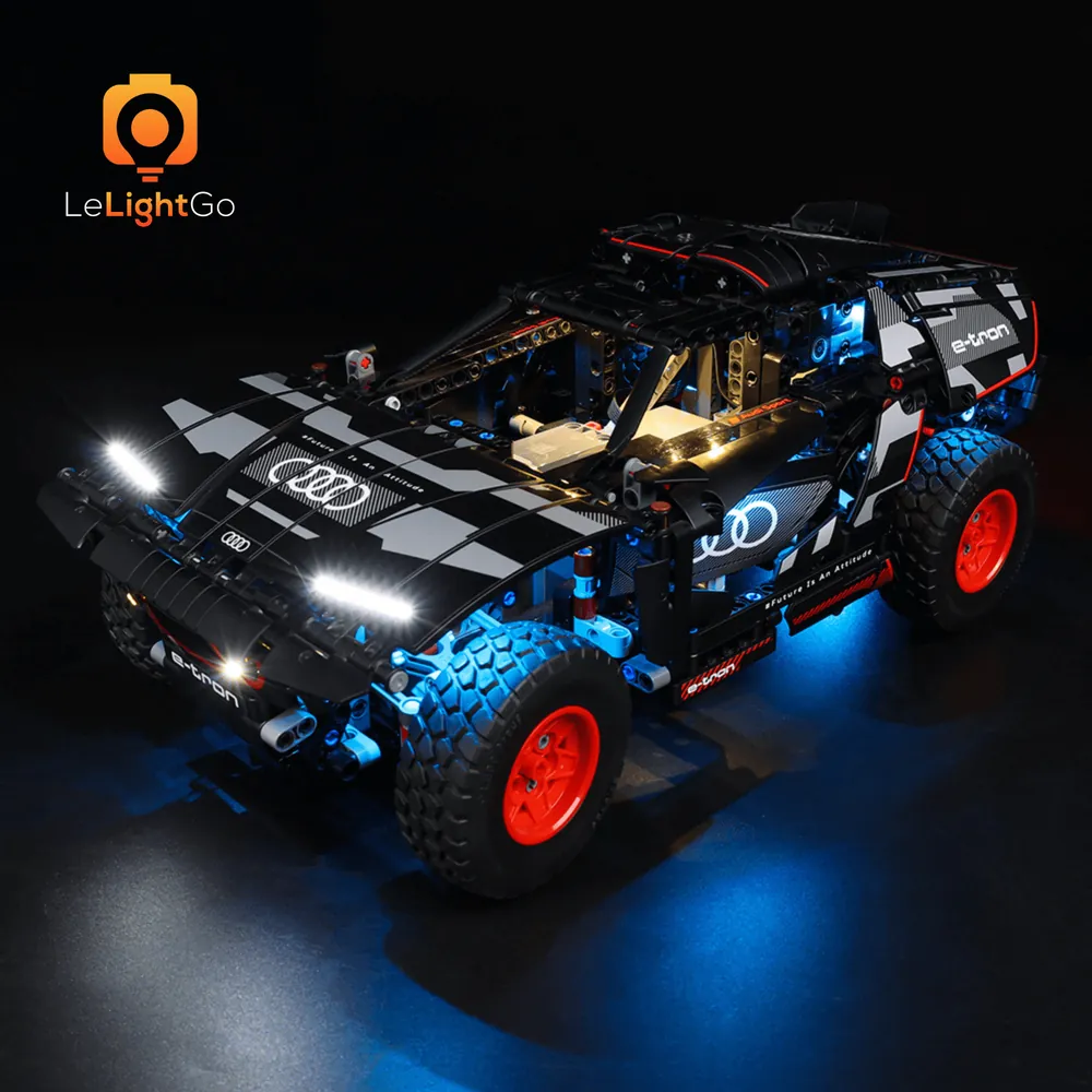 LeLightGo LED light kit for LEGO Technic Audi RS Q e-tron 42160