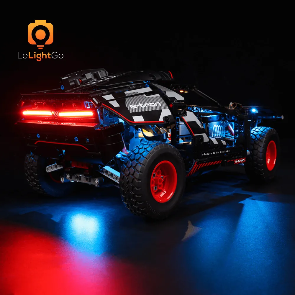 Remote control option for LeLightGo on LEGO Audi RS Q e-tron