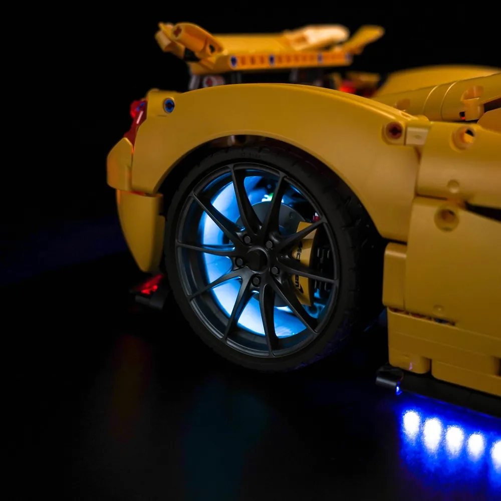 Close-up of BrickBling remote control variant for McLaren P1