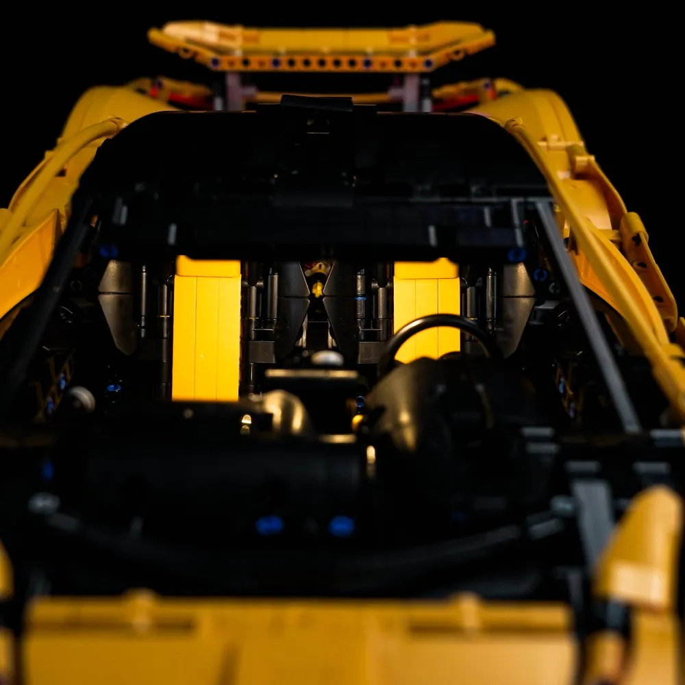 BrickBling LED installation on McLaren P1 engine bay
