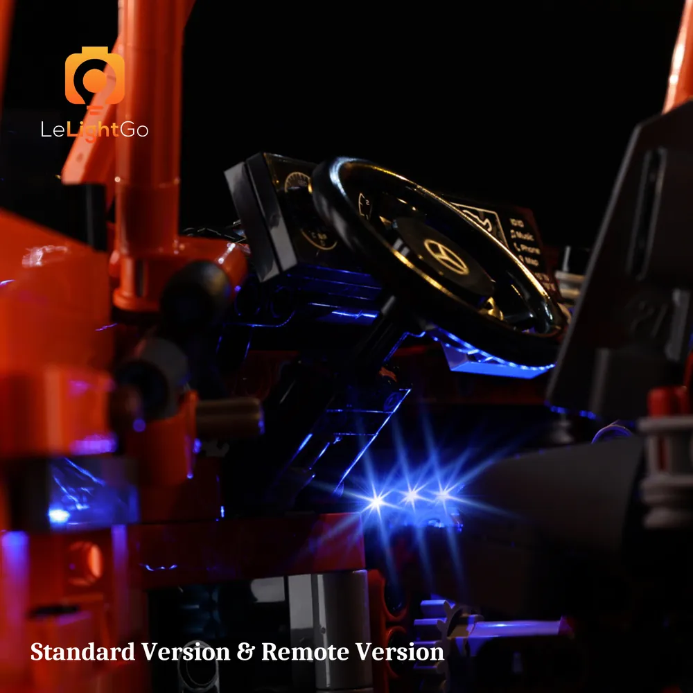 LeLightGo remote control option for LEGO Technic set
