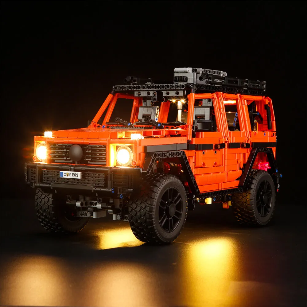 Lightailing pre-soldered harness on LEGO 42177