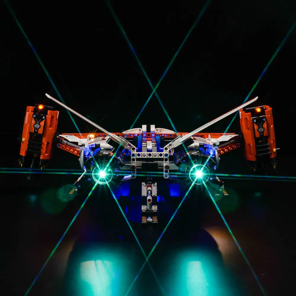BrickBling light kit for LEGO Technic VTOL Heavy Cargo Spaceship LT81 42181 cargo bay illumination