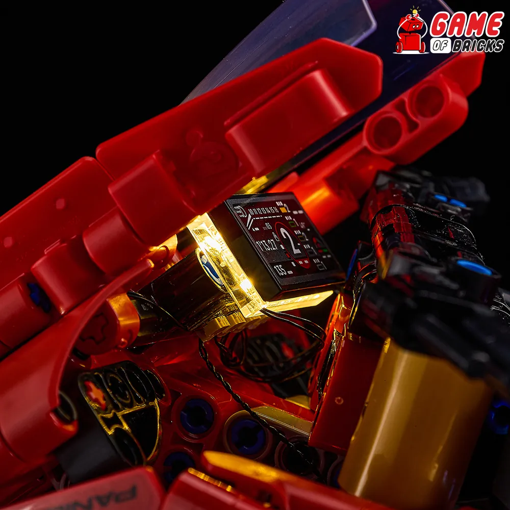 Game of Bricks remote control lighting for LEGO Ducati Panigale V4 S