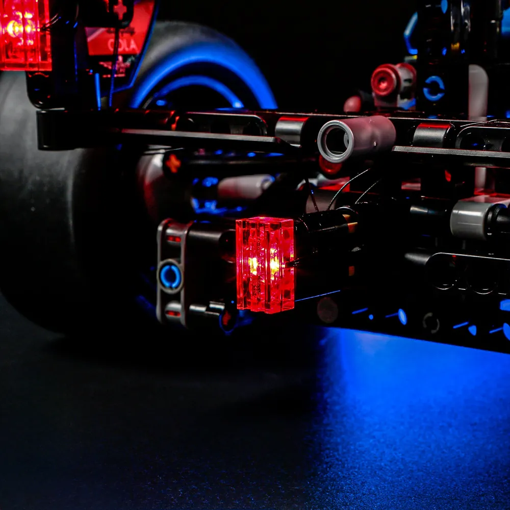 Lightailing light kit for LEGO 42206 RB20 front and rear lights