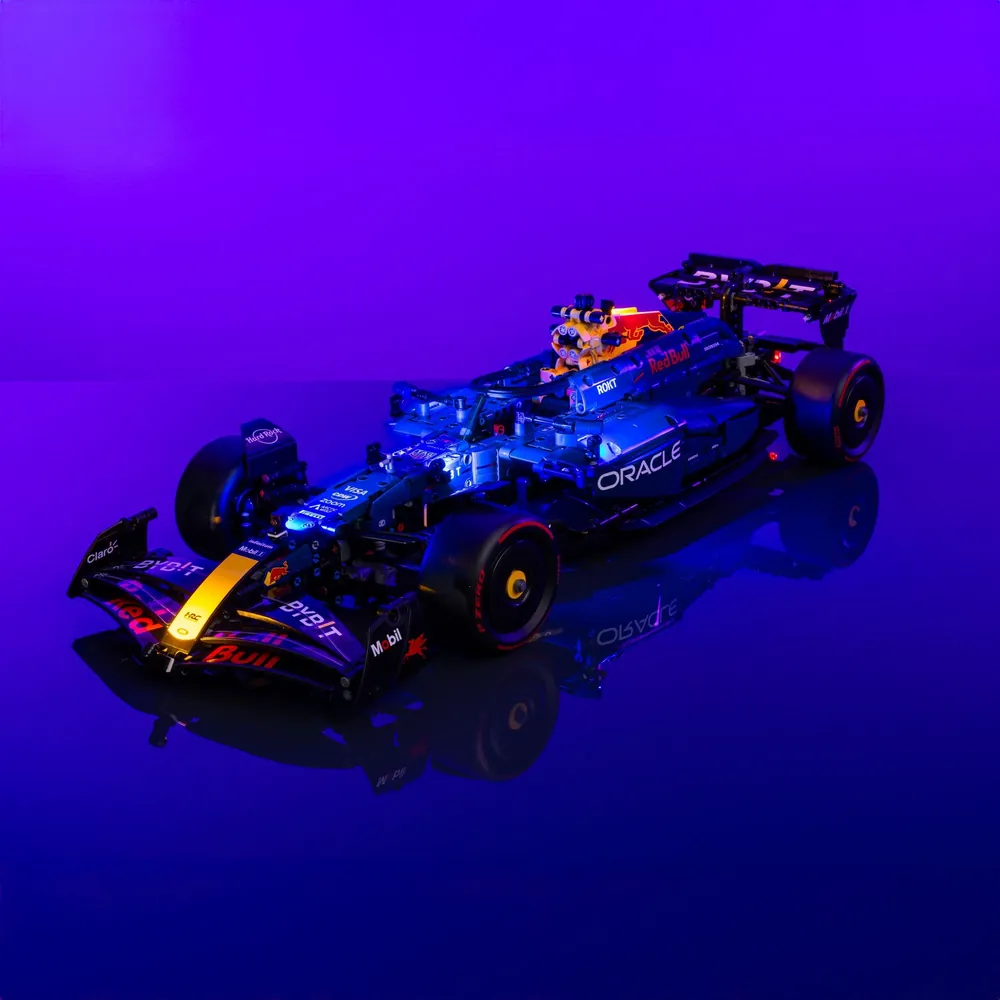 LightMyBricks light kit for LEGO Technic RB20 F1 Car 42206