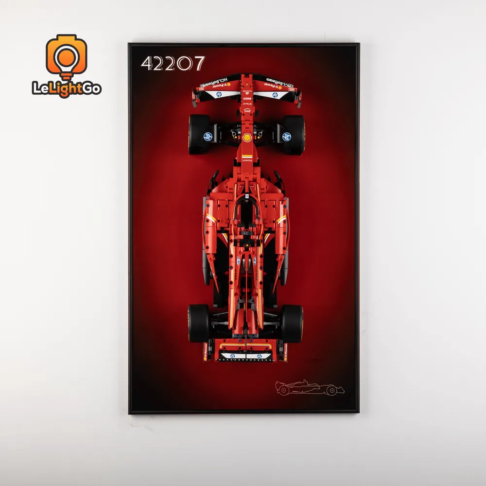 LeLightGo LED kit for LEGO Ferrari SF-24 F1 with micro-LEDs