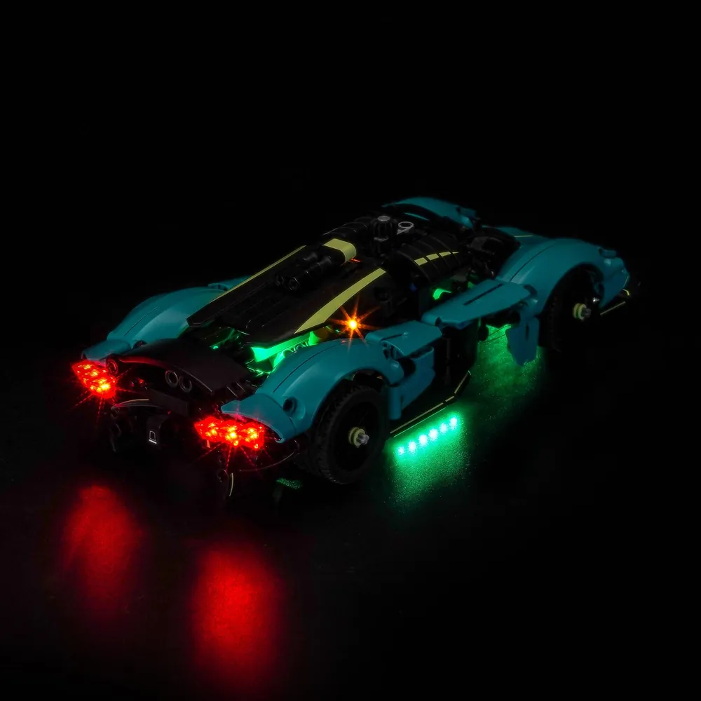 BrickBling LED kit for LEGO Technic Aston Martin Valkyrie 42208, remote control variant