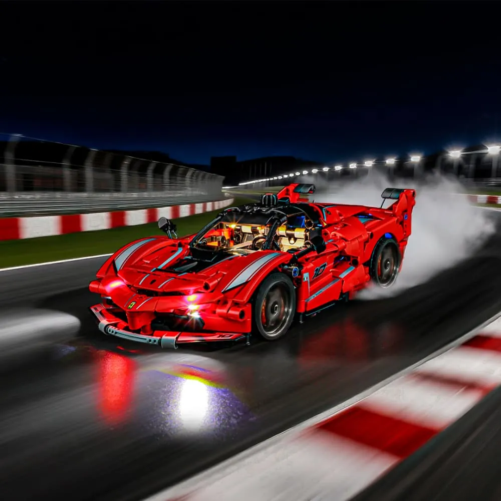 Lightailing LED kit for LEGO Technic Ferrari FXX K with pre-soldered integrated harness