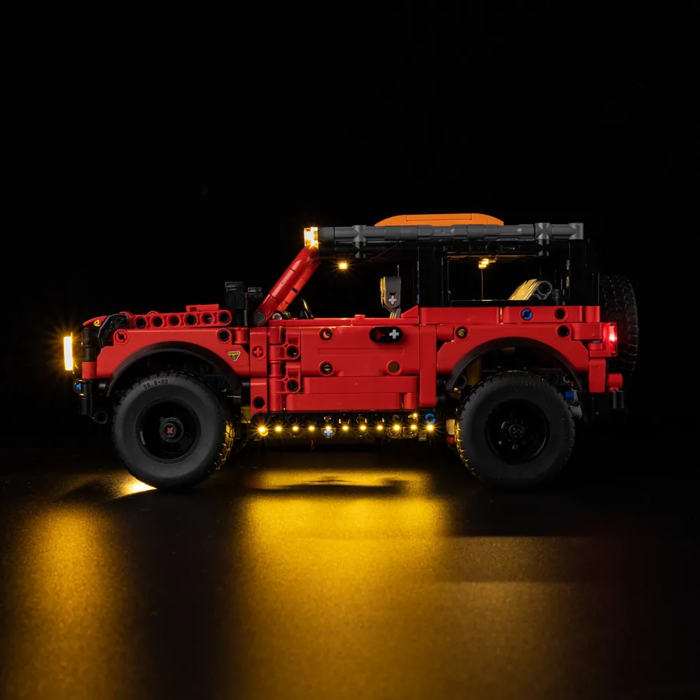 Classic edition of Game of Bricks light kit for LEGO Bronco 42213