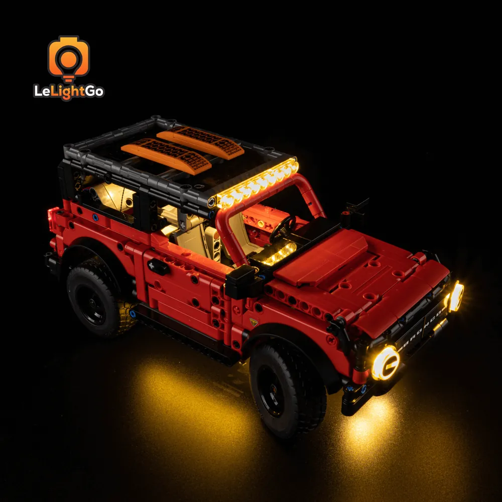 LeLightGo LED kit for LEGO Technic Ford Bronco 42213 with touch control