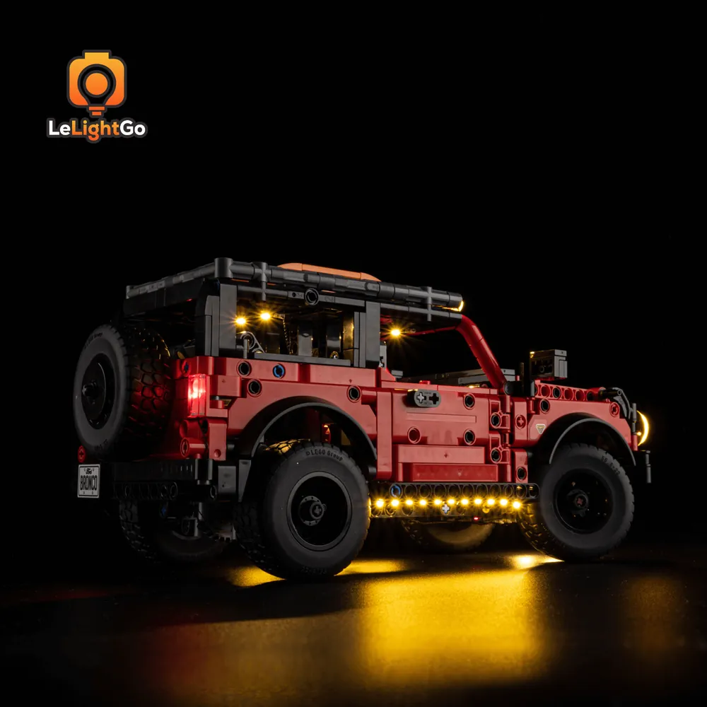 LeLightGo modular micro LEDs for LEGO Ford Bronco 42213