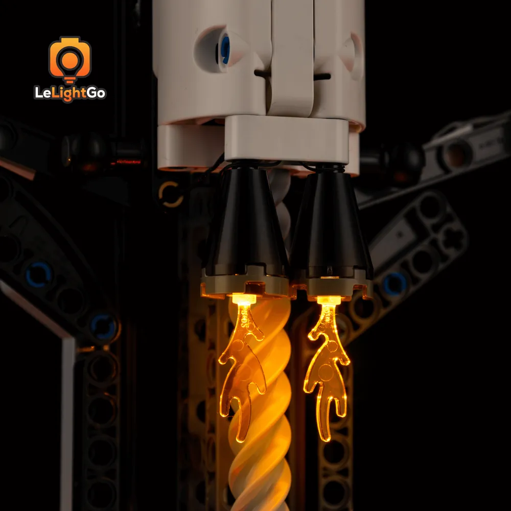 LeLightGo remote control LED kit for LEGO rocket
