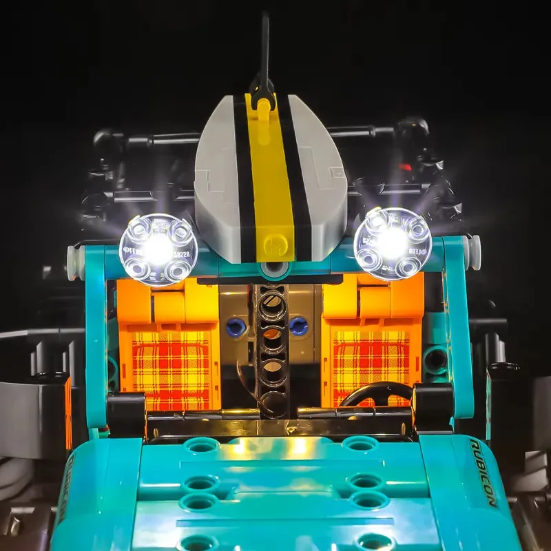Lightailing Jeep Wrangler Rubicon 42227 lit in display