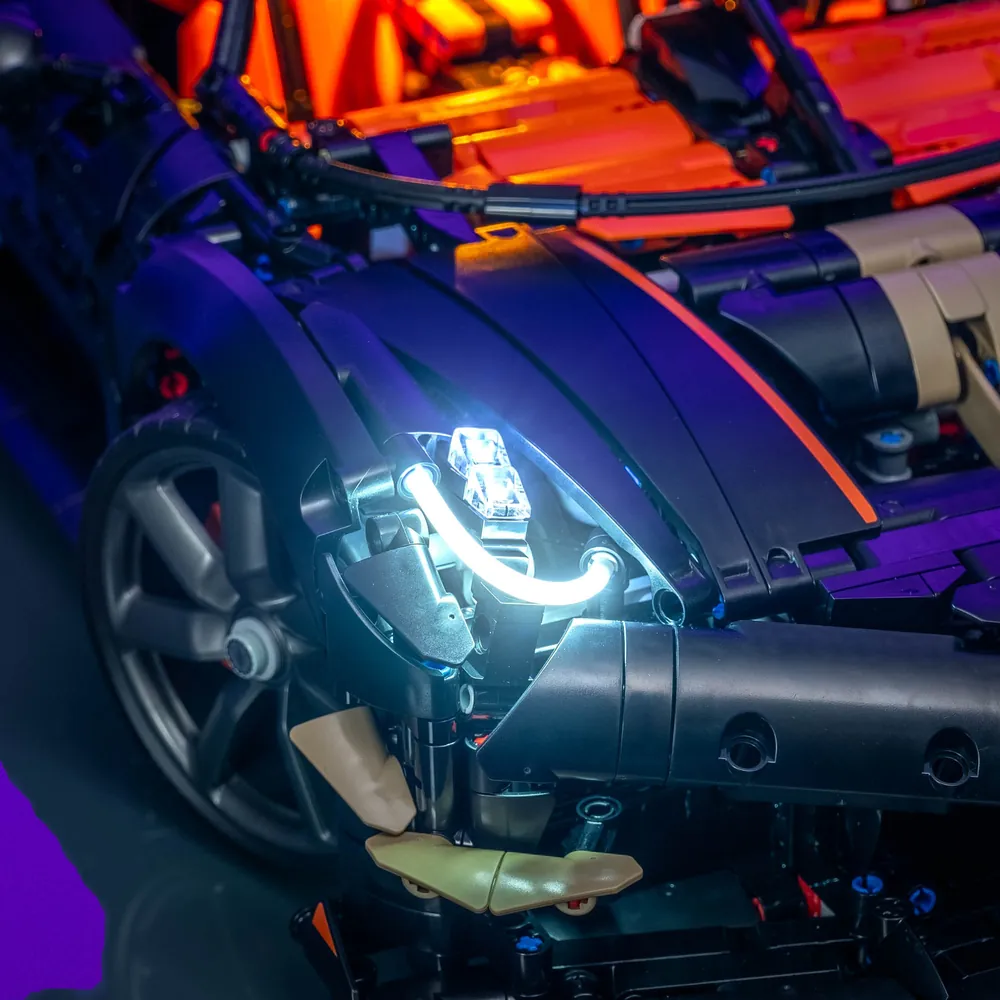 LightMyBricks premium lighting for LEGO Koenigsegg