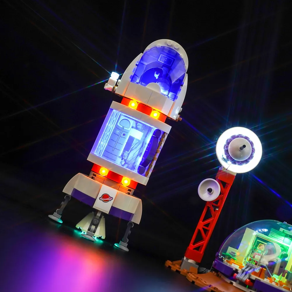 BrickBling Remote capable LED kit for LEGO 42605 Martian habitat lighting