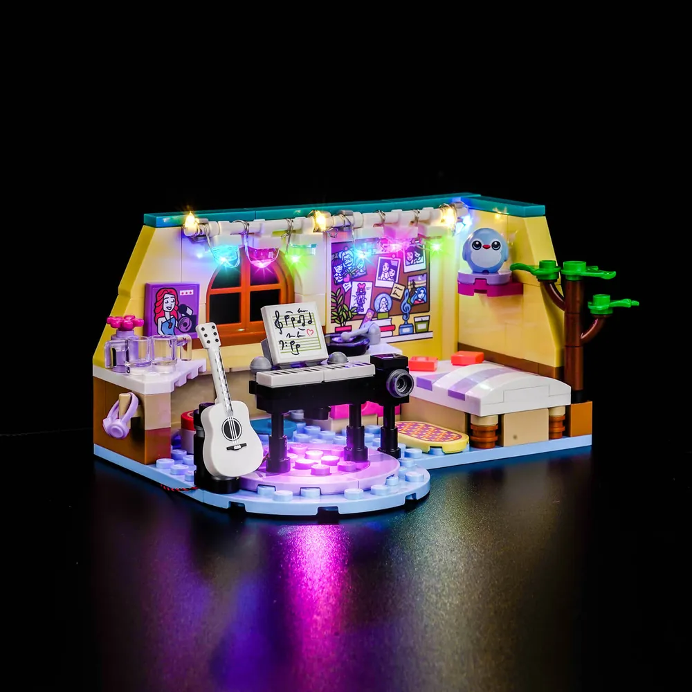 BrickBling LED kit for LEGO Friends 42647 Paisley's Room with modular micro-LEDs