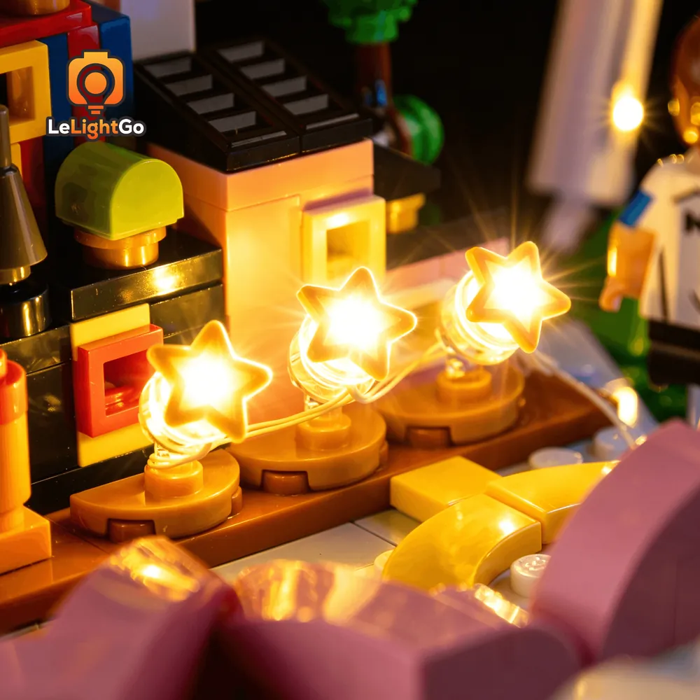 Lightailing lit presentation of LEGO Lionel Messi Soccer Highlights