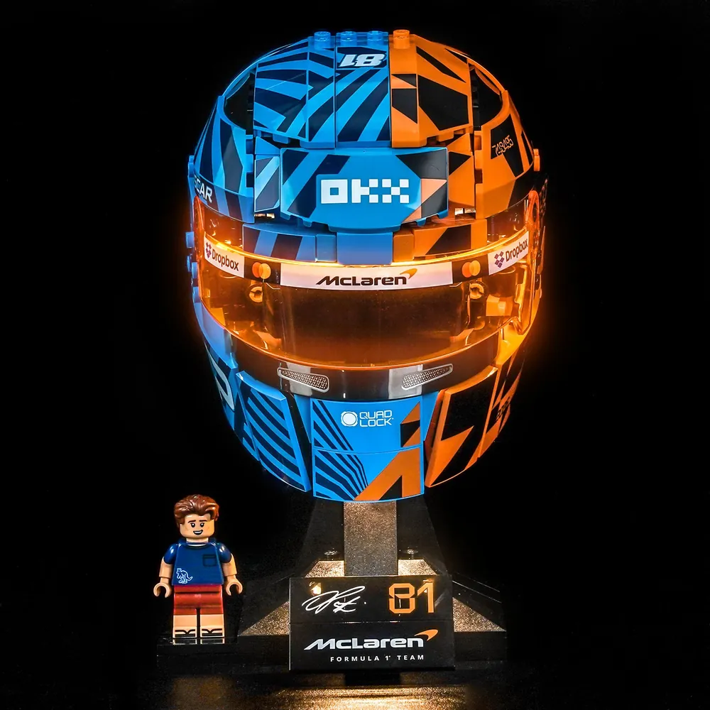 BrickBling LED kit lighting LEGO McLaren Helmet 43017 with modular micro-LEDs