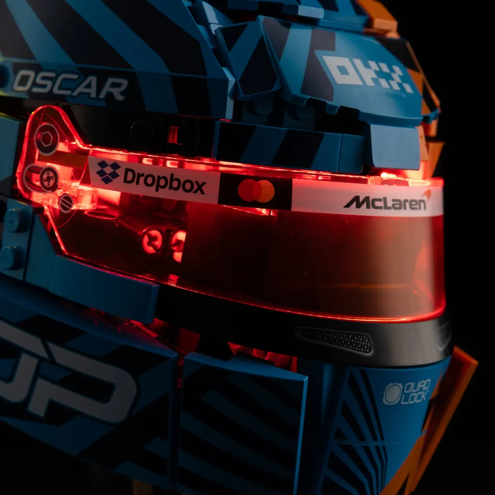 LEGO McLaren Helmet 43017 with Game of Bricks premium LED lighting