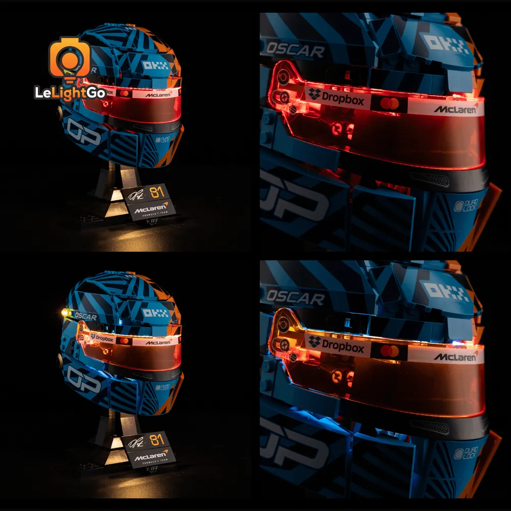 LeLightGo standard edition LED kit for LEGO McLaren Helmet 43017