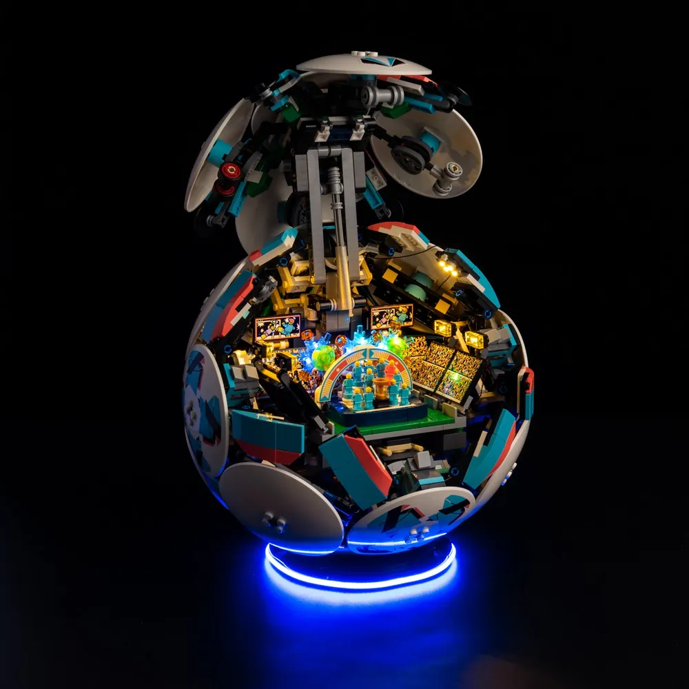 Game of Bricks LED kit for LEGO Soccer Ball 43019, wiring detail