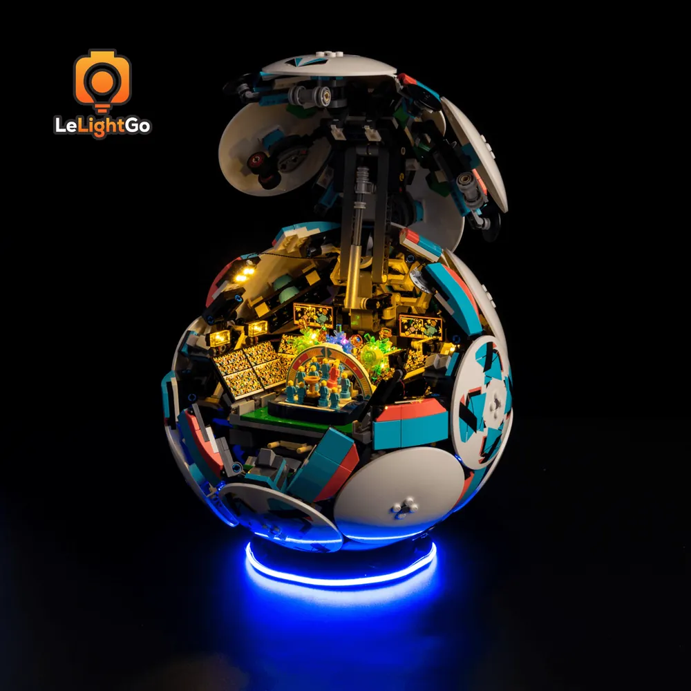 LeLightGo LED kit for LEGO Soccer Ball 43019, touch version
