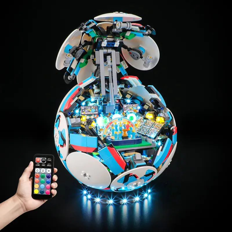 Lightailing LED kit for LEGO Soccer Ball 43019, RGB lighting