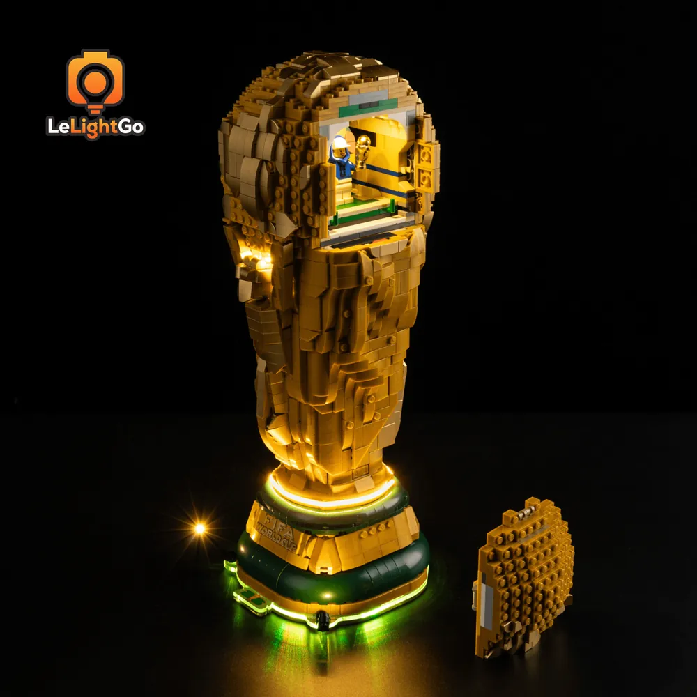 LeLightGo LED glow highlighting golden details