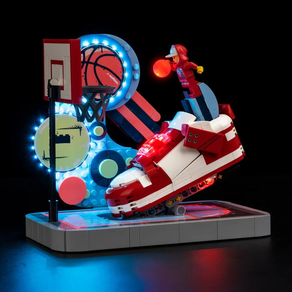 Game of Bricks LED kit for LEGO Nike Dunk Trickshot 43021 with expansion boards