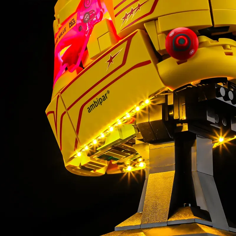 Pre-soldered harness of Lightailing kit for LEGO Ferrari Helmet