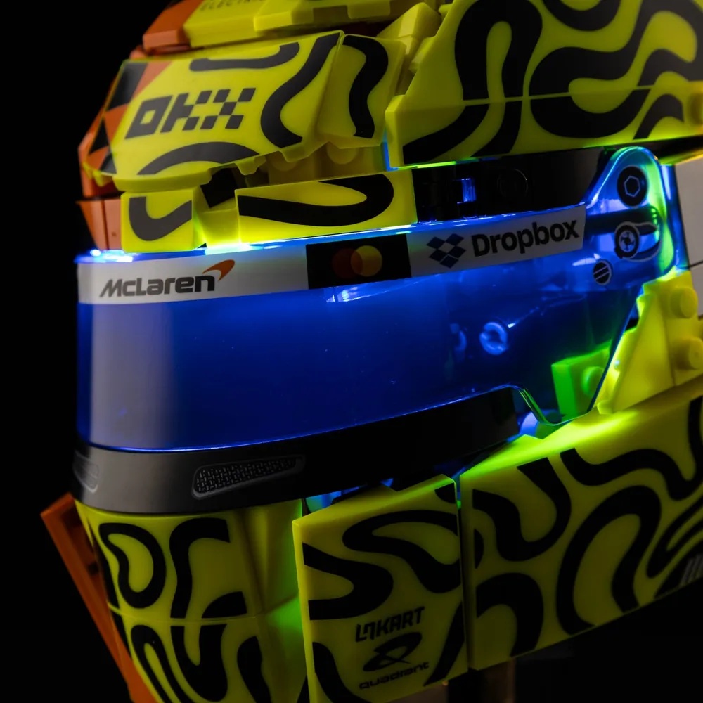 Game of Bricks remote controlled LED kit for LEGO Lando Norris Helmet