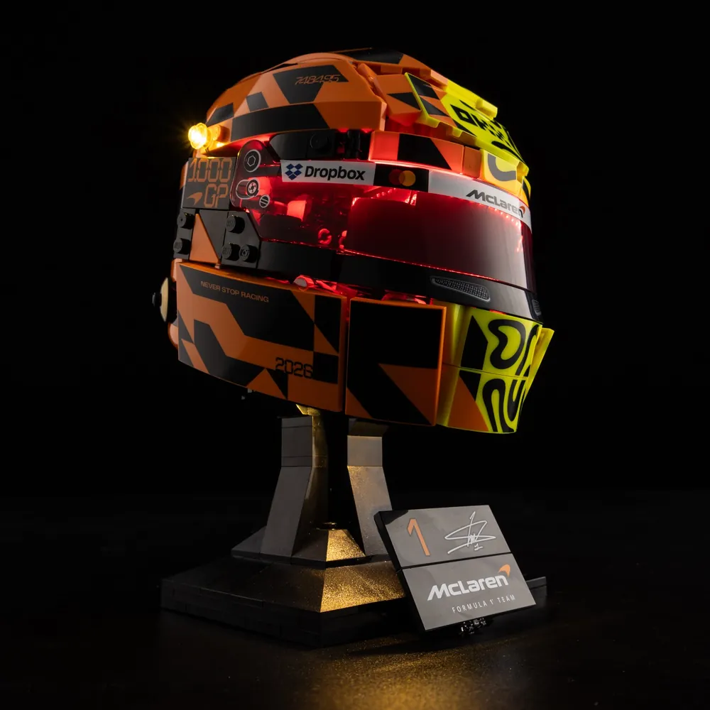 Game of Bricks premium LED wiring for LEGO McLaren Helmet 43023