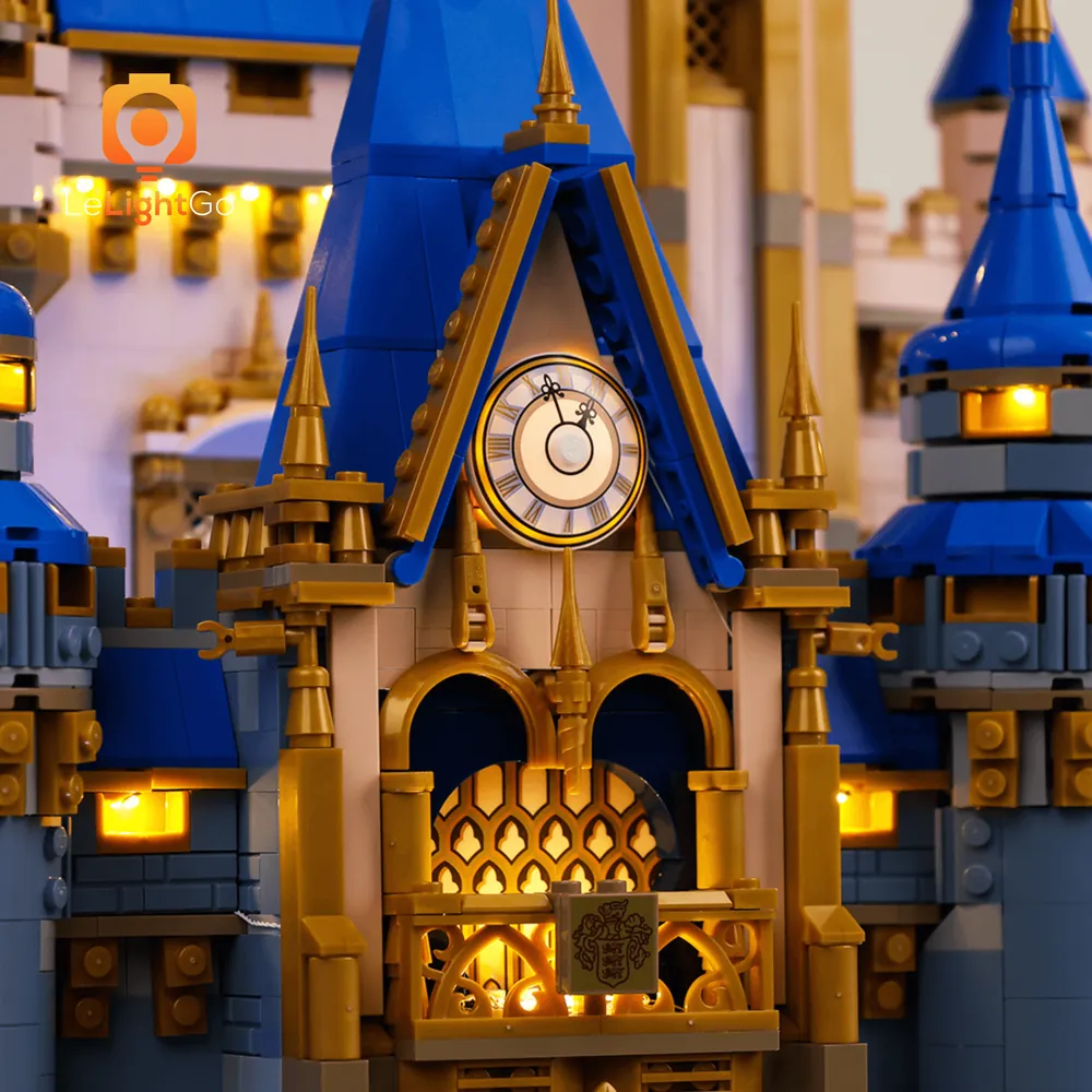 LeLightGo remote control variants for LEGO Disney Castle 43222