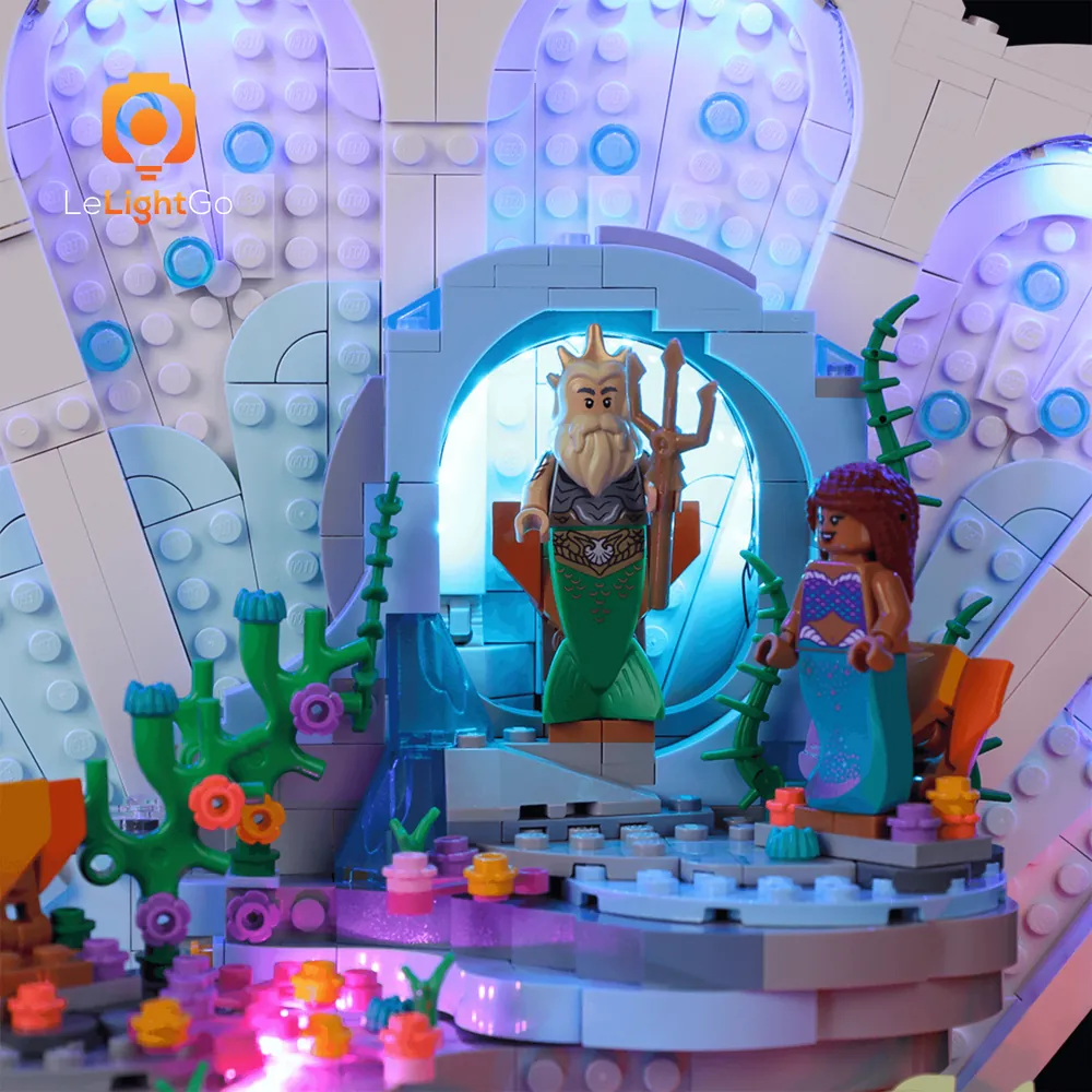 Remote control version of LeLightGo kit for LEGO Mermaid set