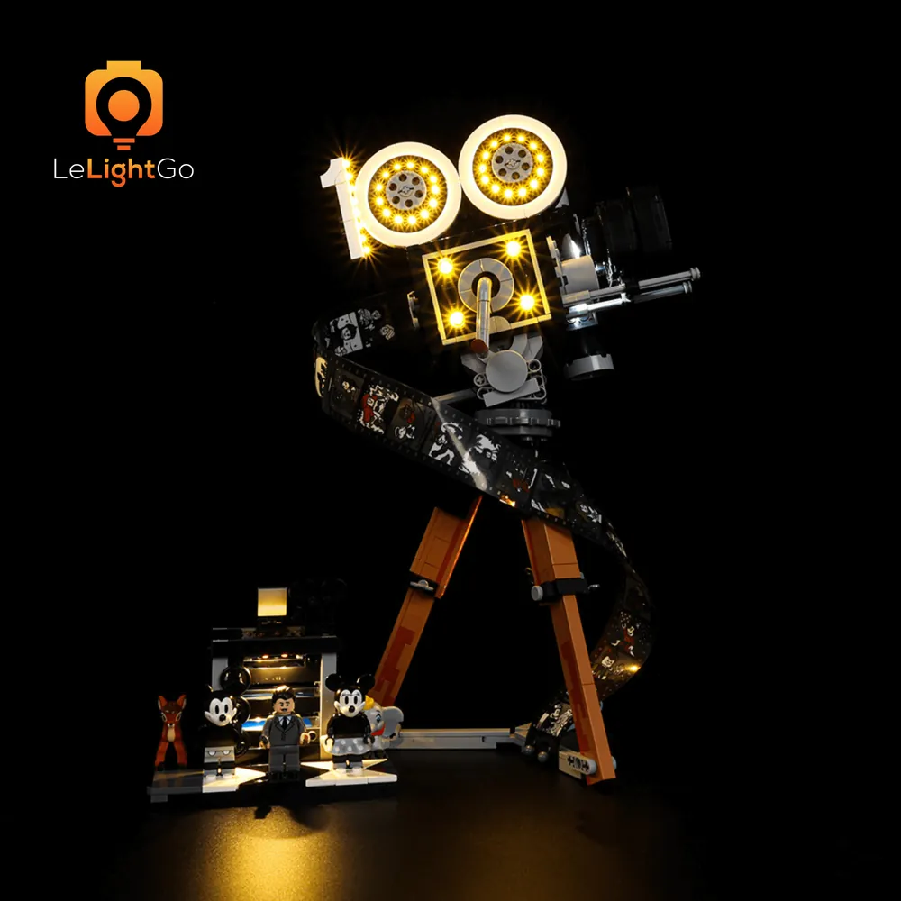 LeLightGo LED kit for LEGO Walt Disney Tribute Camera 43230