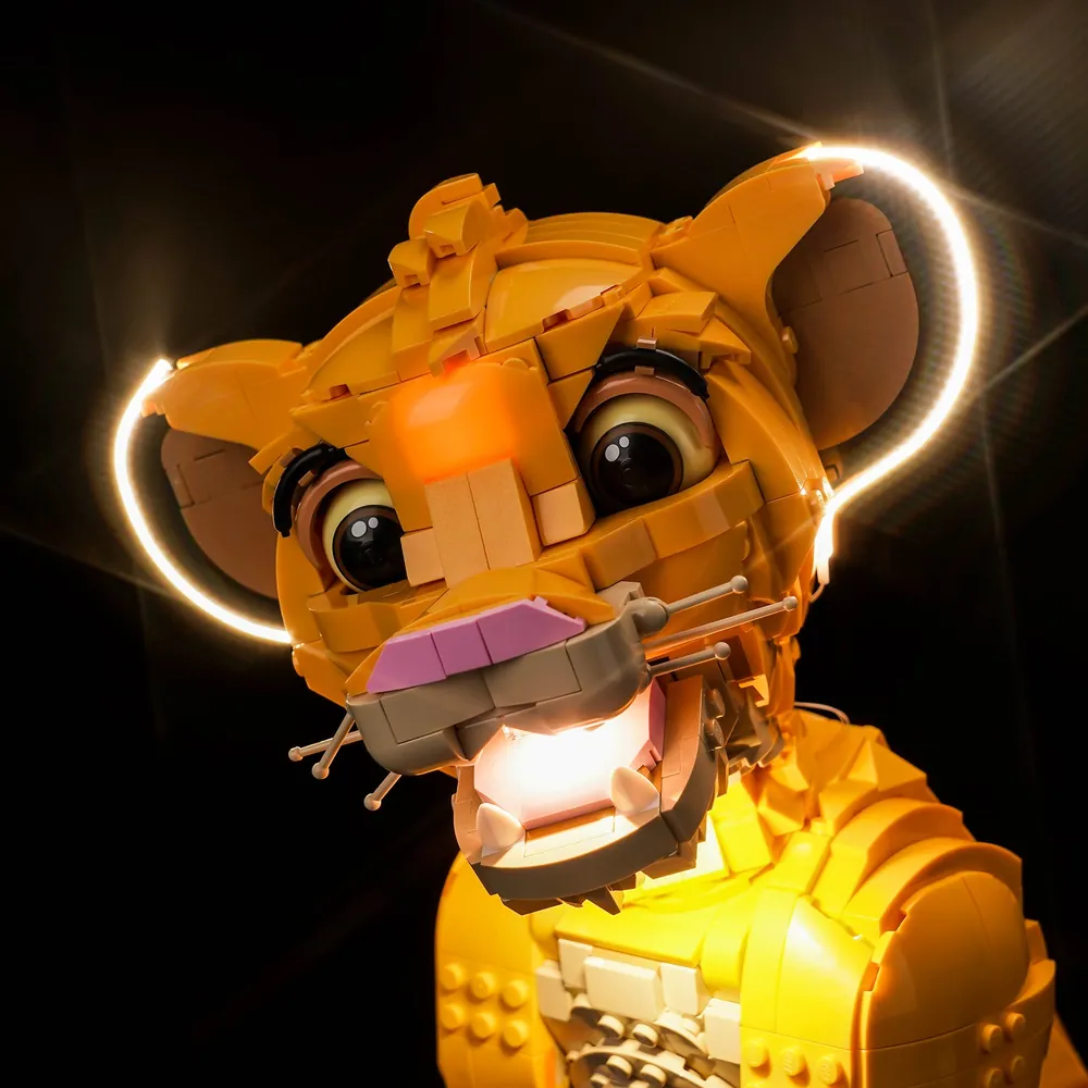BrickBling LED kit modular micro-LEDs on the savanna base