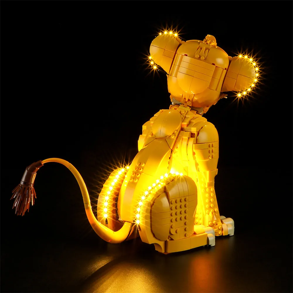 Lightailing LED kit for LEGO Young Simba 43247, illuminated display