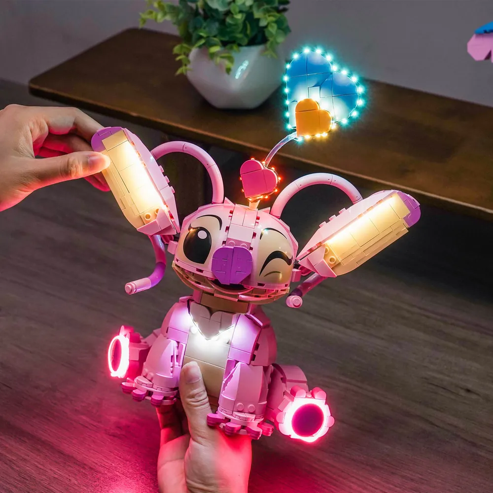 LEGO Angel 43257 illuminated with BrickBling premium lights