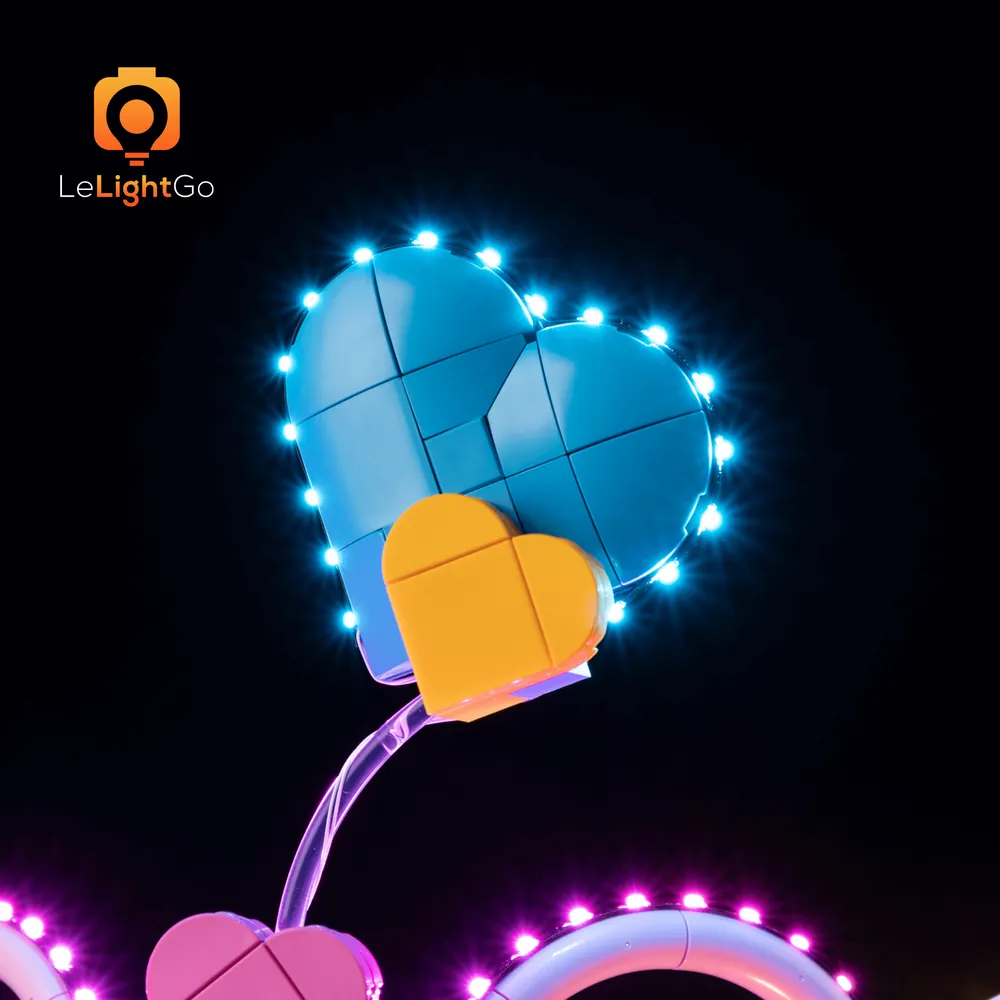 LEGO Angel 43257 lit with economical LeLightGo lights