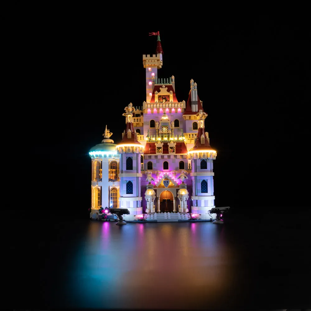 Game of Bricks LED lighting for LEGO 43263 Beauty and the Beast Castle